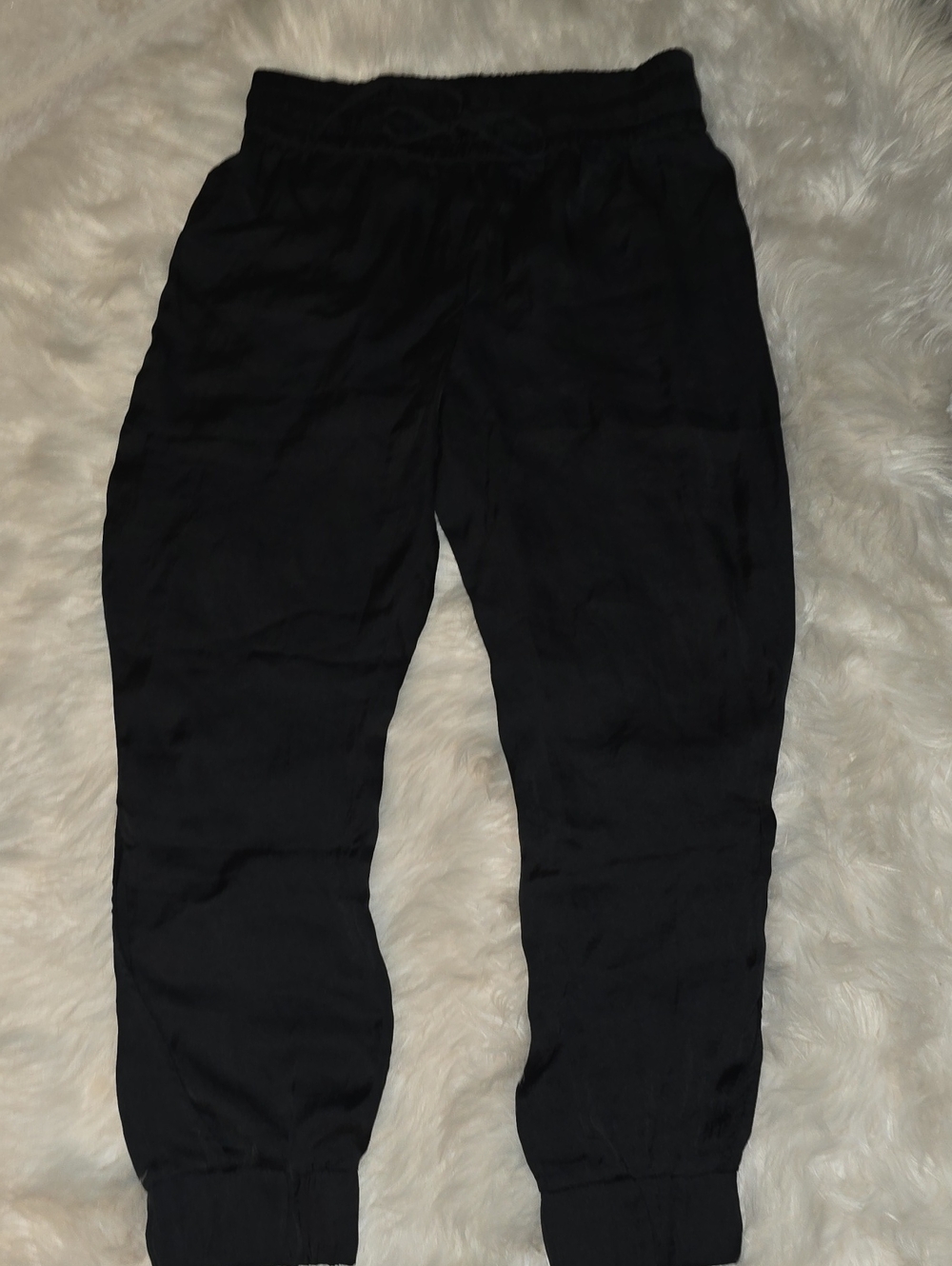 Adore Me Black Side Slit Jogger Pants SIZE S